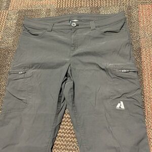 Eddie Bauer First Ascent Guide Pro Pants Cargo Women's Size 12 Gray Stretch Hike